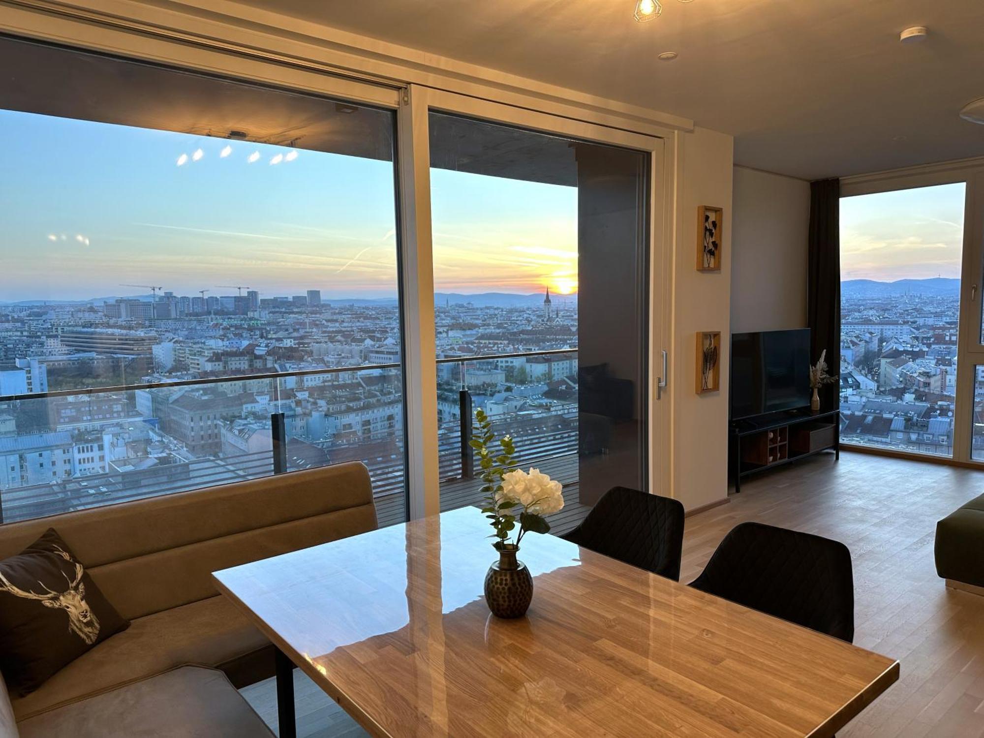 Apartamento Panorama Sky I Rooftop Pool I Metro Station Viena